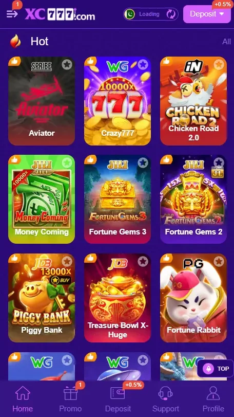 xc777 game