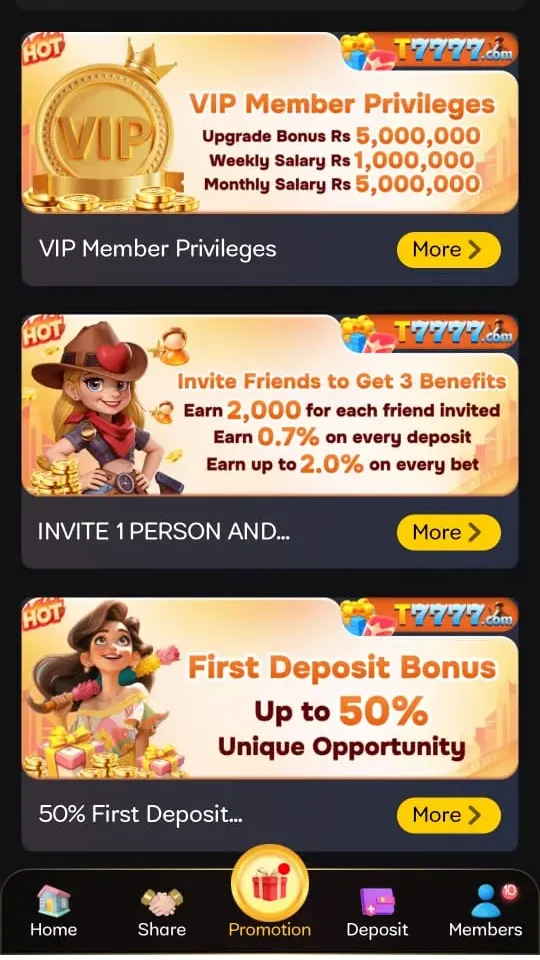 t7777 game