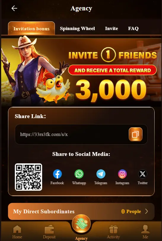 33rs game invite section image